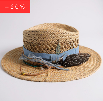 In Stock – Free Sky – Lightweight Breathable Straw Fedora Hat