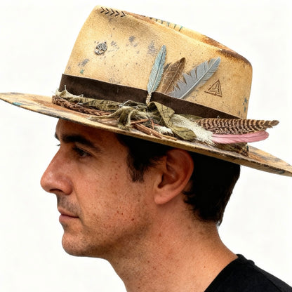 Rare Bohemian Indigo-Dyed Fedora Hat – Boogie Wonderland