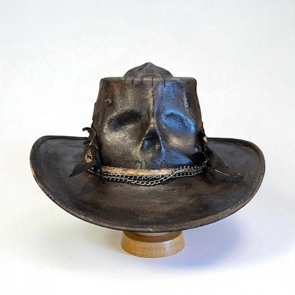 In Stock – Poison Hat – The Art of Rebellion – Vintage Leather Efect