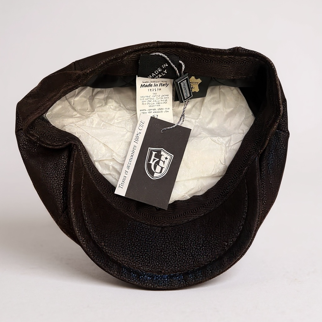 Brown Leather Peaky Blinders Newsboy Gatsby Cap