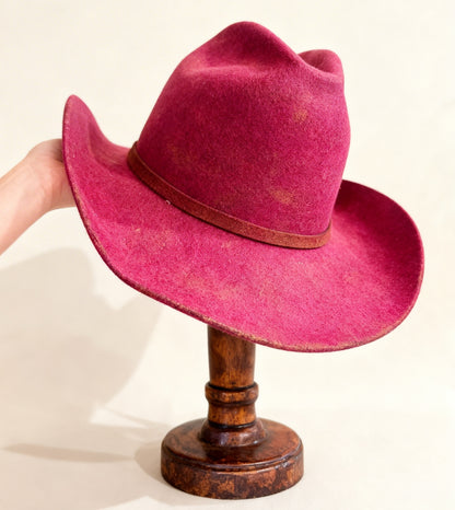 Shine baby in Fuchsia– Western Cowboy Hat