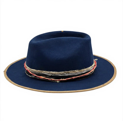 “Solstice” Elegant Felt Hat - Western Crown