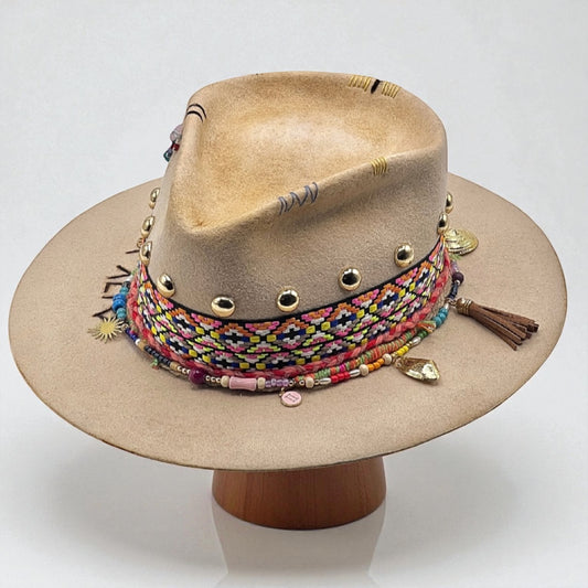 Vibrar Alto – Colorful Vintage Bohemian Wool Felt Fedora Hat