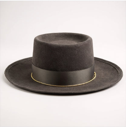 Triana – Round Crown Wool Felt Fedora Hat