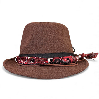 Bohemian Wool Fedora Hat – Short Brim Collection