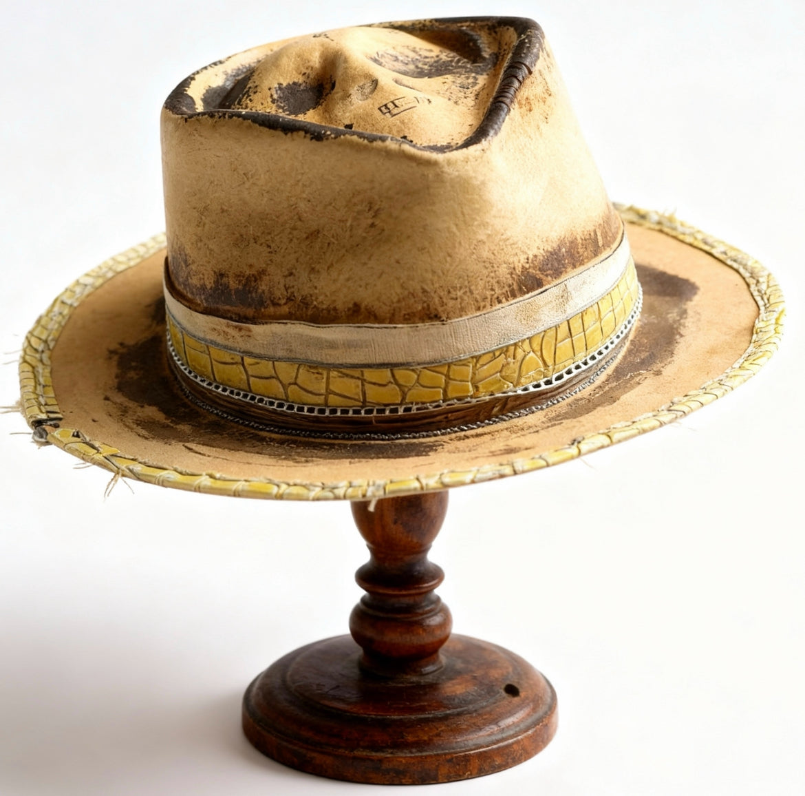 The Mateo – Vintage Skull Fedora Hat