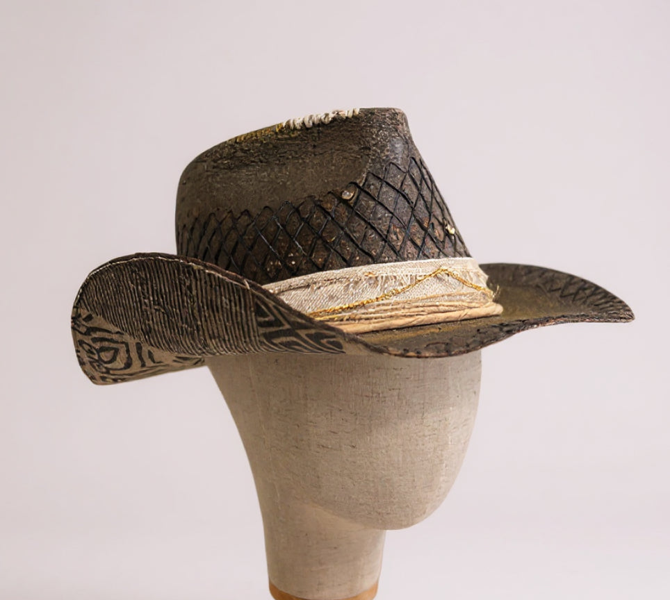 In Stock – Mystic Soul – Rare Vintage Handmade Statement Cowboy Hat
