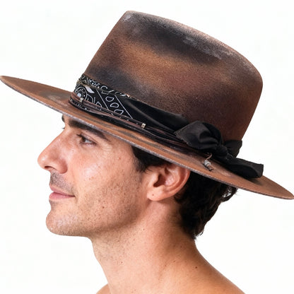 Bravon – Nomad Citizen Distressed Fedora Hat