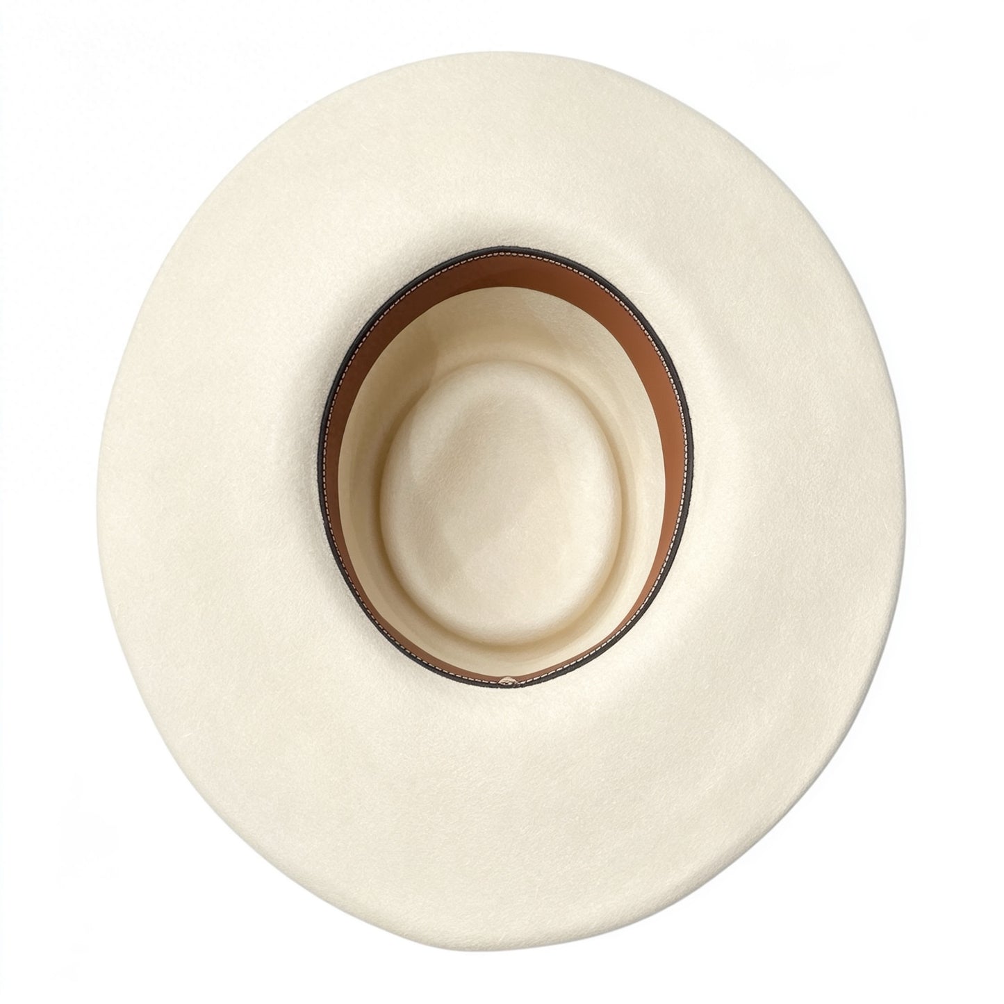The Gambler Hat Ivory — 100% Wool Felt