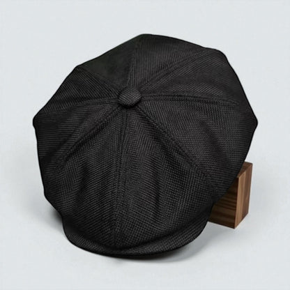 Newsboy Voluminous Cap – Peaky Blinders Baker Hat – Vintage Gangster Men’s Headwear