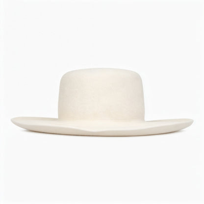 The Gambler Hat Ivory — 100% Wool Felt