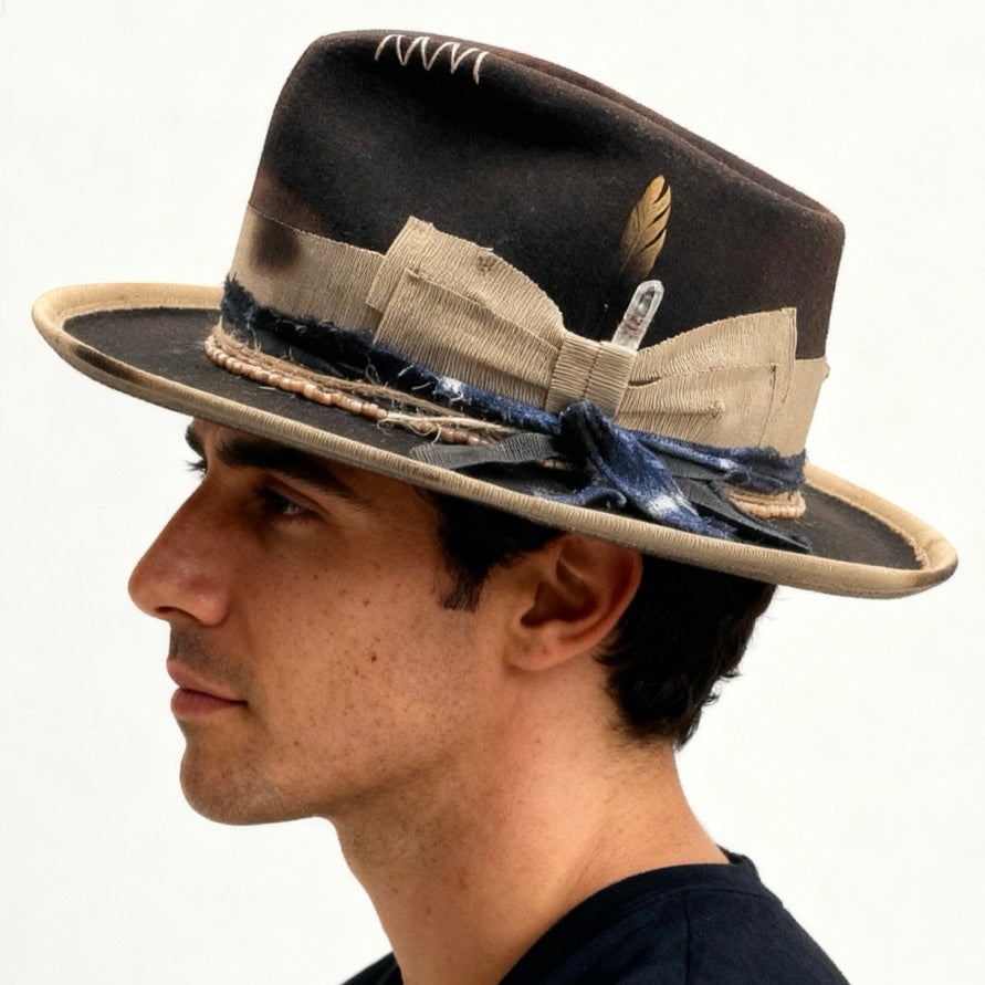 “Spark” Modern Elegance Hat – Black