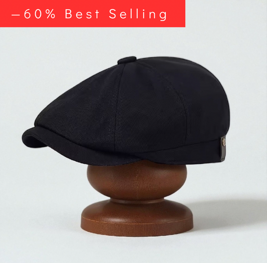 Newsboy Breathable Cap – Peaky Blinders Baker Hat – Vintage Gangster Men’s Headwear