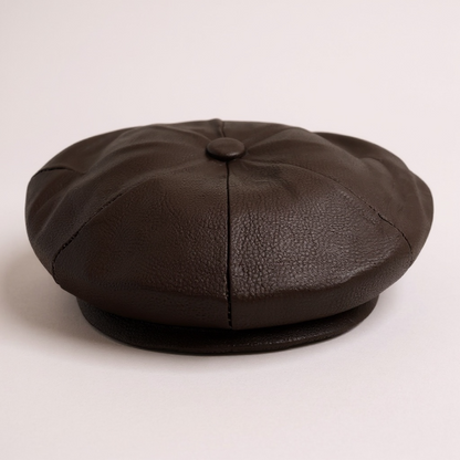 Brown Leather Peaky Blinders Newsboy Gatsby Cap