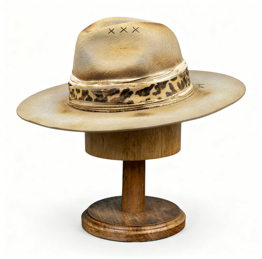 The Heart on Fire – Wool Felt Fedora Hat for Women & Men