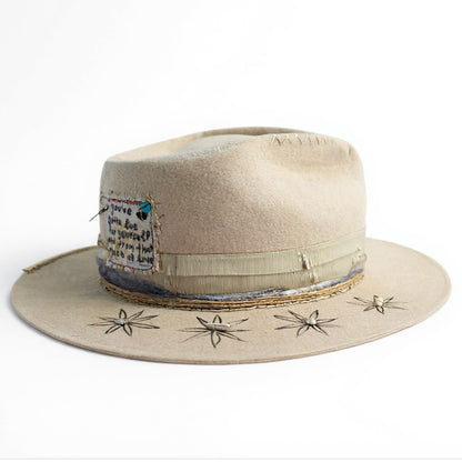 Live for Yourself – Statement Beige Hat