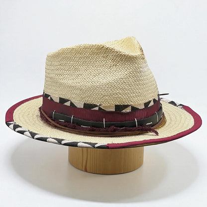Stravaganzza – Beige Straw Fedora Hat | Boho-Chic Elegance