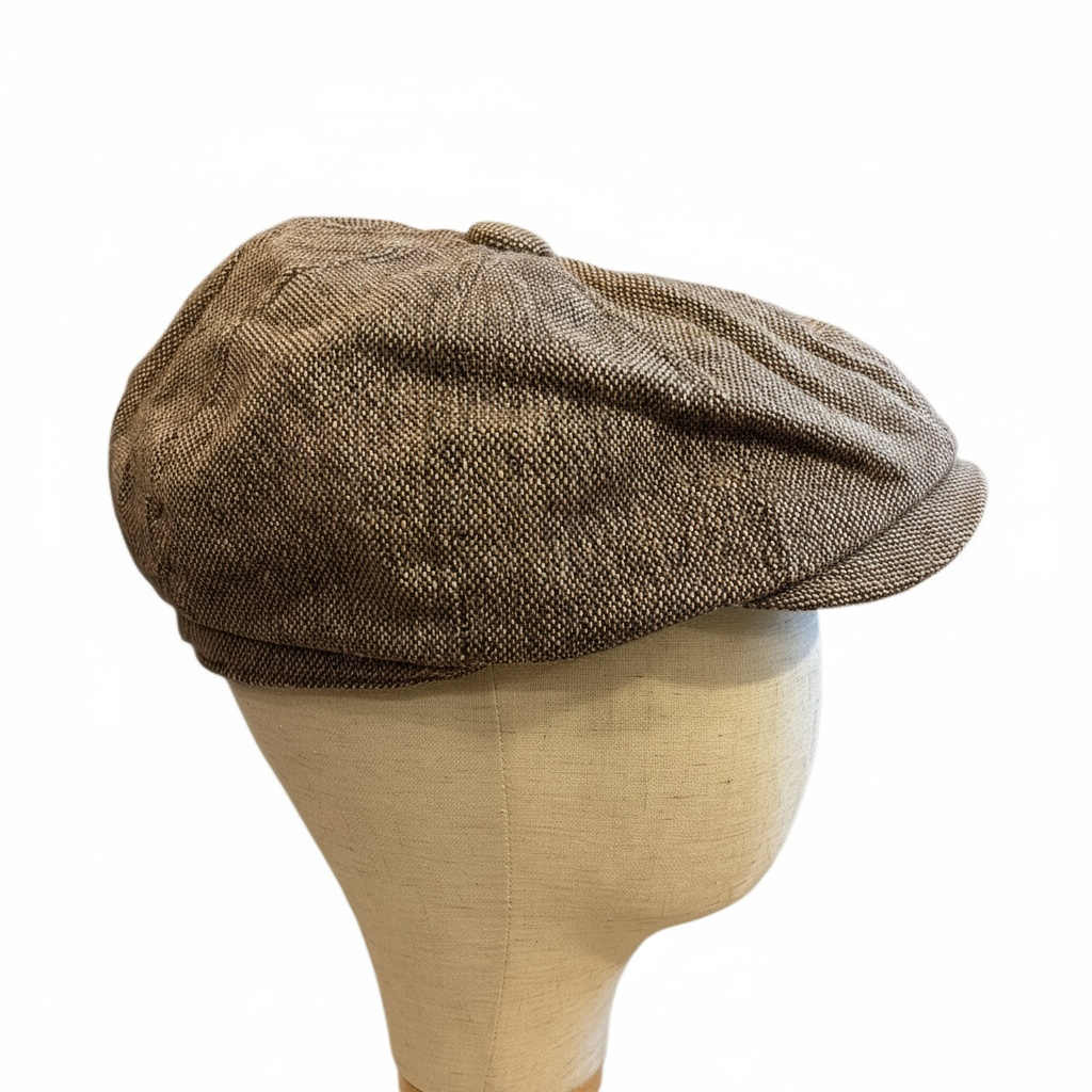 Newsboy Winter Cap – Peaky Blinders Wool Baker Hat – Vintage Gangster Men’s Headwear