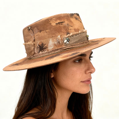 Dreams of the Sahara – Premium Boho Chic Statement Felt Hat