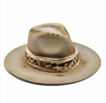 The Heart on Fire – Wool Felt Fedora Hat for Women & Men