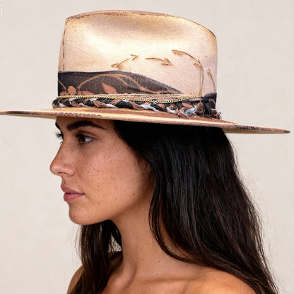 Rare Vintage Fedora Hat – Andrea – | Wool Felt Classic Style Fedora for Men and Women