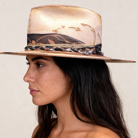 Rare Vintage Fedora Hat – Andrea – | Wool Felt Classic Style Fedora for Men and Women