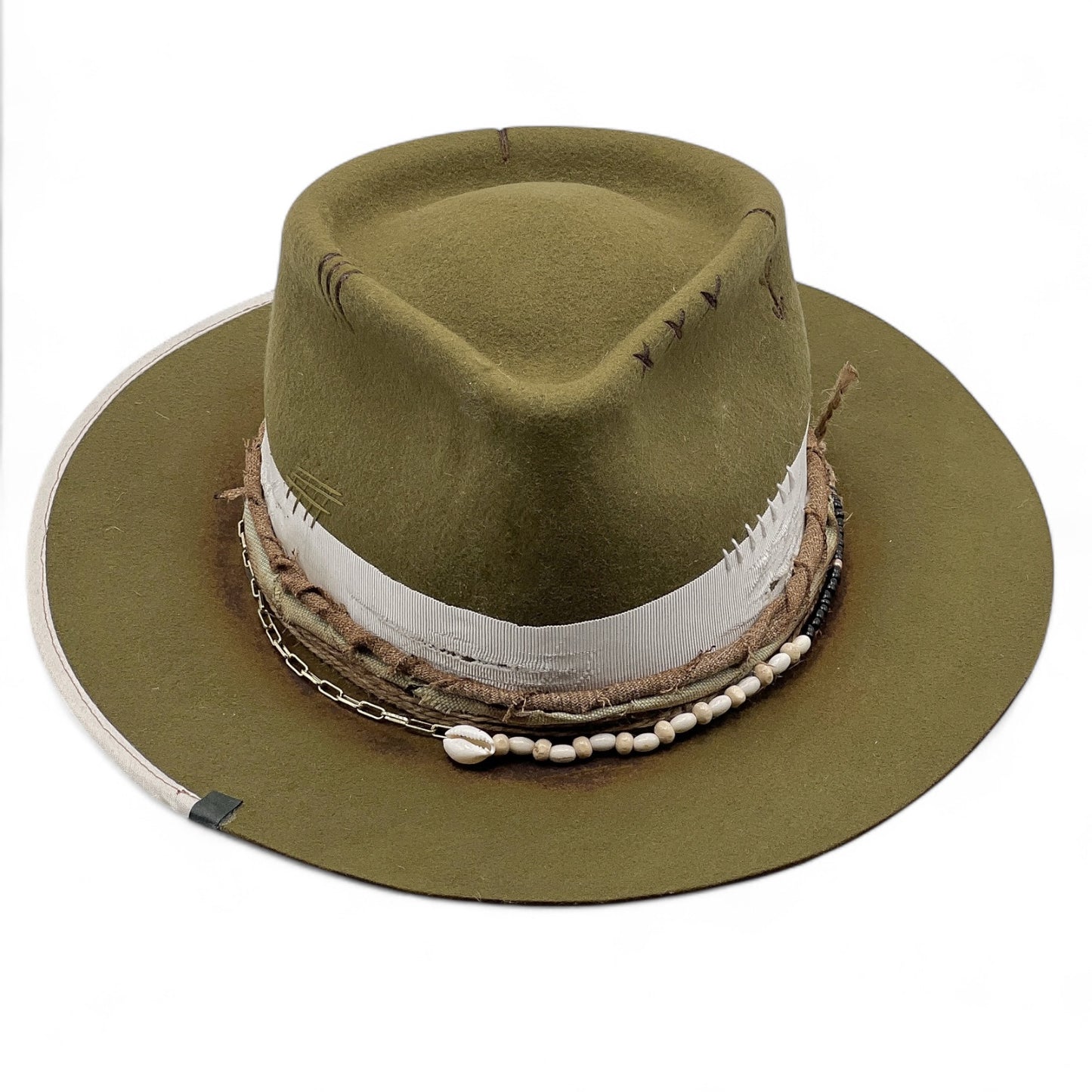 The Mantaro Fedora – Green Modern Nomad Wool Felt Hat