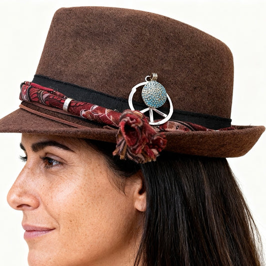 Bohemian Wool Fedora Hat – Short Brim Collection