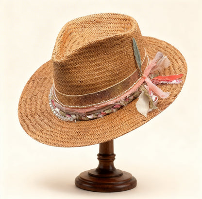 Carmeta – Straw Fedora Hat