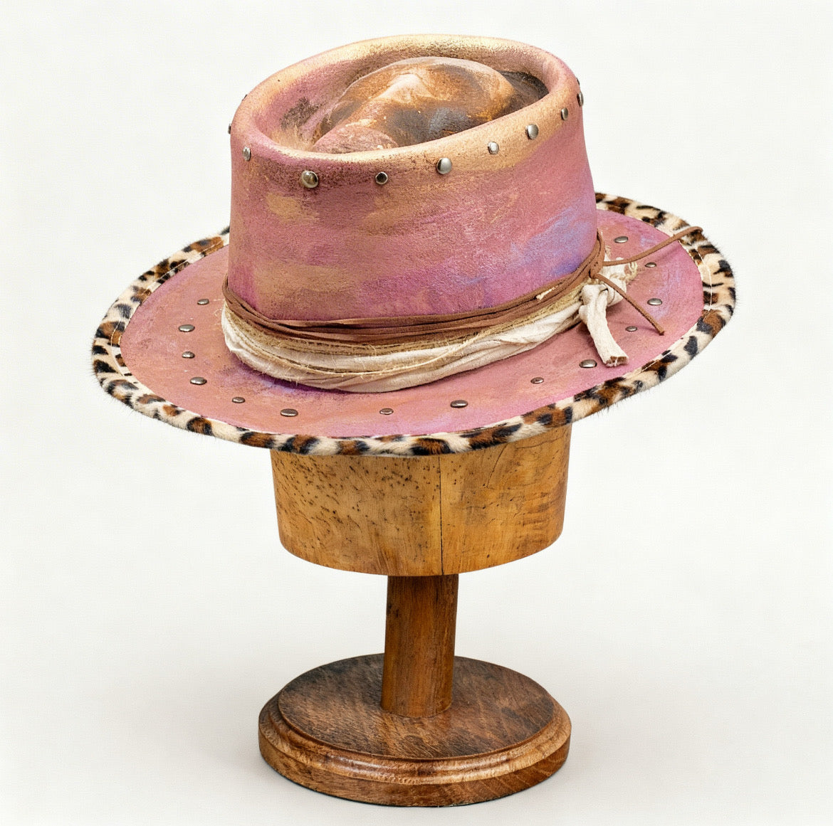 The Bohemian Pink Skull Hat