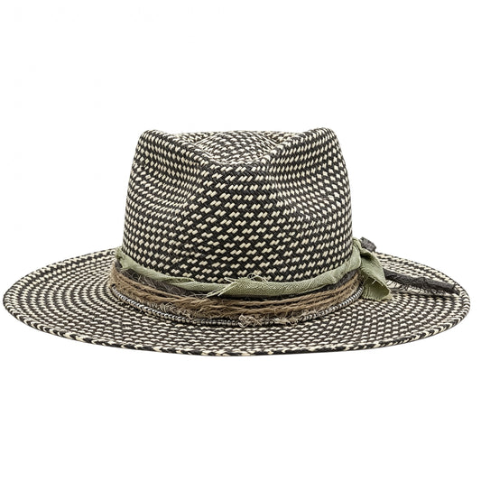 Straw Medium Brim Fedora Hat – Summer Hat
