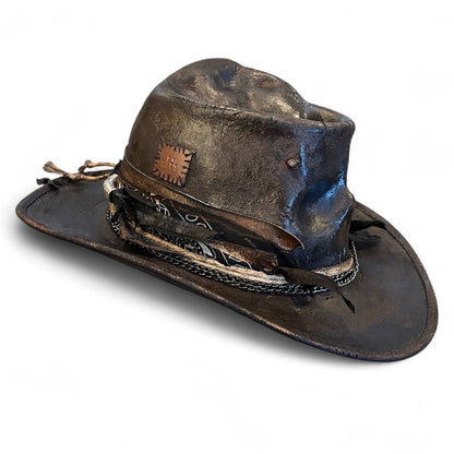 In Stock – Poison Hat – The Art of Rebellion – Vintage Leather Efect