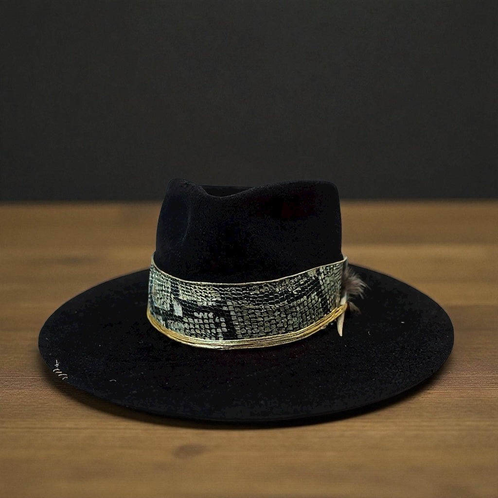 Black Queen – Bohemian Wool felt Hat