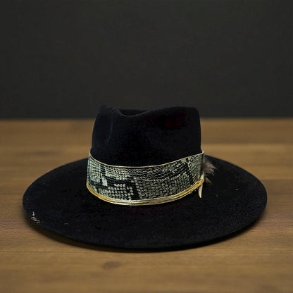 Black Queen – Bohemian Wool felt Hat