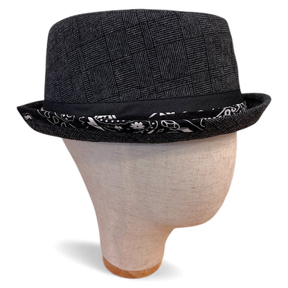 Alternative Style Wool Porkpie Hat – Short Brim Collection