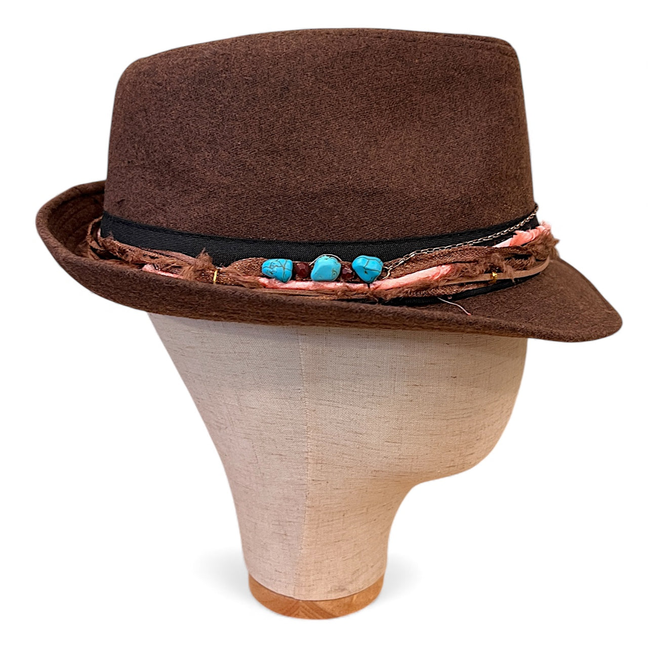 Bohemian Wool Fedora Hat – Short Brim Collection