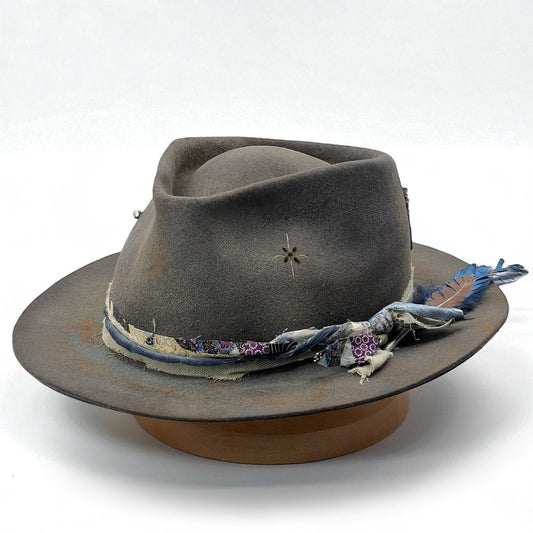 The Ofiuco – Mystical Vibes Vintage Felt Fedora Hat | Boho Fedora