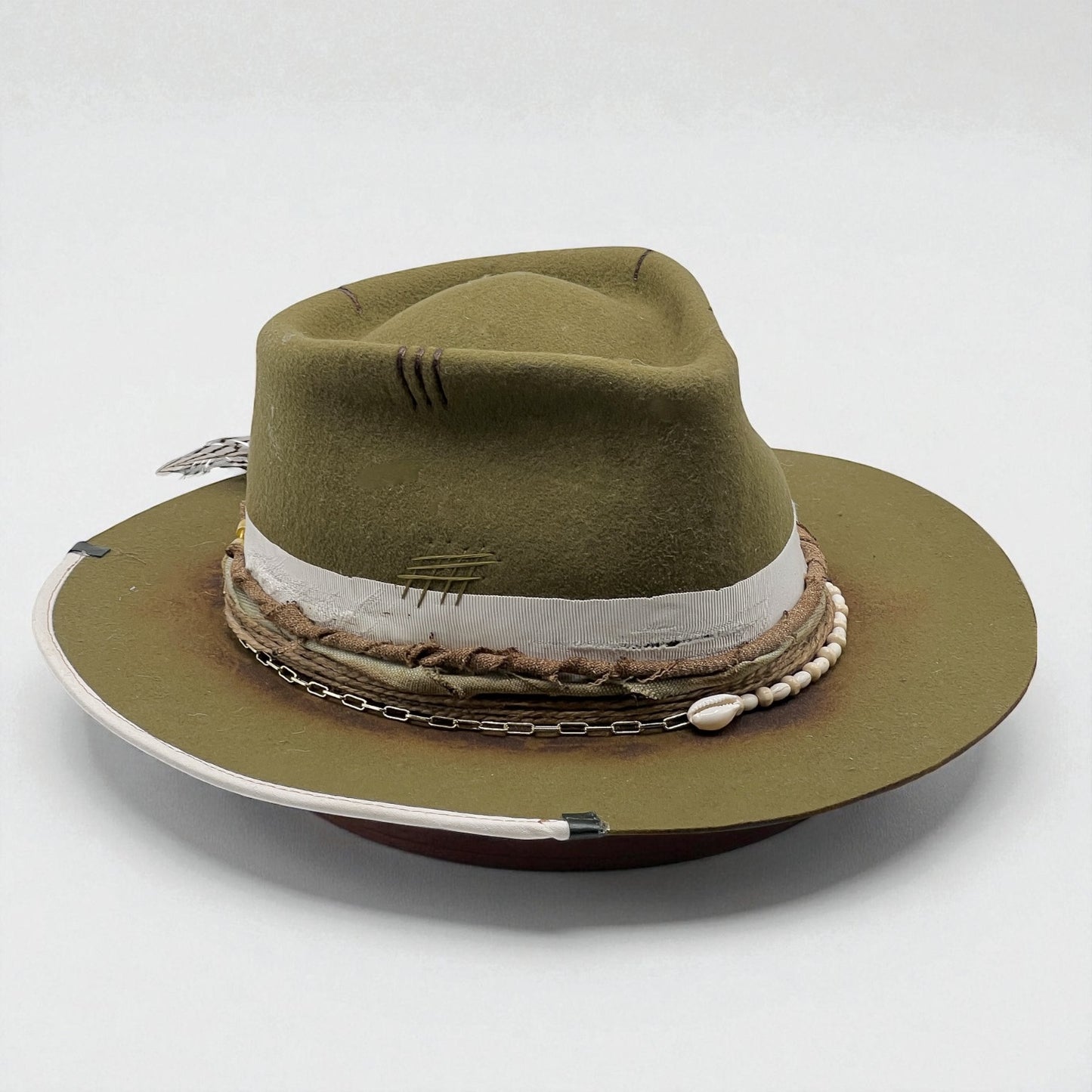 The Mantaro Fedora – Green Modern Nomad Wool Felt Hat