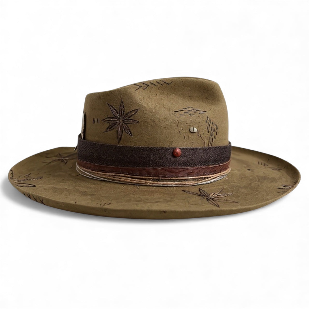 “Flowers of Ophelia” – Boho Wool Felt Hat