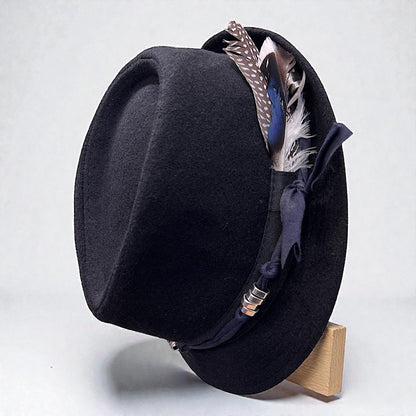 Bohemian Wool Fedora Hat – Short Brim Collection