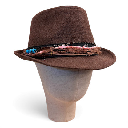 Bohemian Wool Fedora Hat – Short Brim Collection