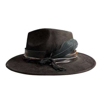 Wilder – Black Suede Hat