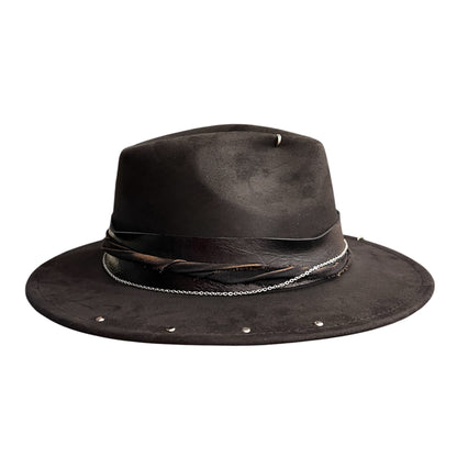 Wilder – Black Suede Hat