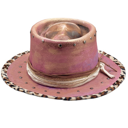 The Bohemian Pink Skull Hat