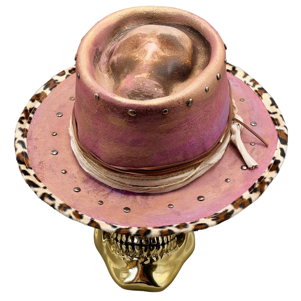 The Bohemian Pink Skull Hat