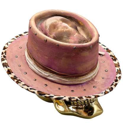 The Bohemian Pink Skull Hat