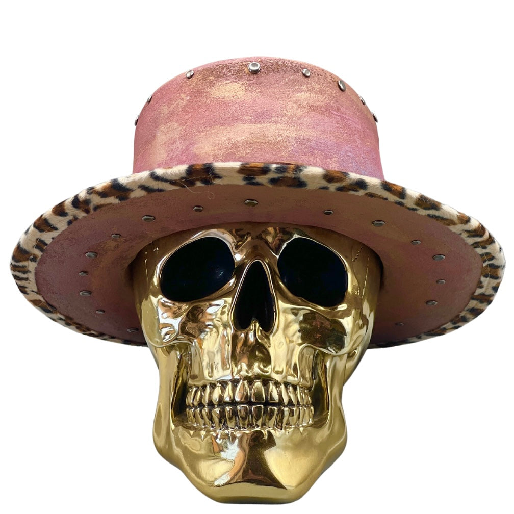 The Bohemian Pink Skull Hat