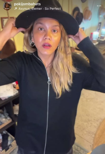 The Joie – Boho Chic Wool Felt Fedora Hat