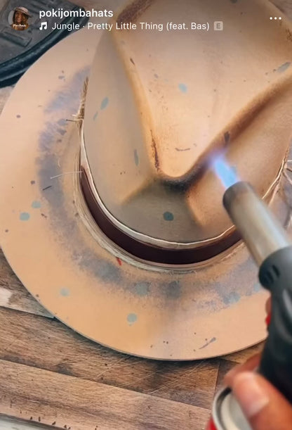 Rare Vintage Felt Hat – Sunflower Bloom – The Burning Man Hat