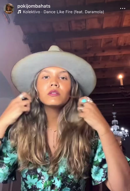 The Heart on Fire – Wool Felt Fedora Hat for Women & Men